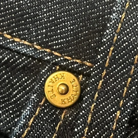 Khaite Iconic Danielle Dark Blue Women's Jeans - Picture 11 of 13